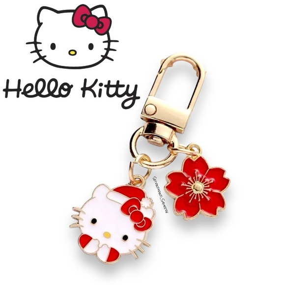 Hello Kitty Accessories - 🎄Festive Sanrio Hello Kitty Christmas Keychain